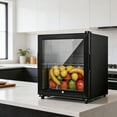 thumbnail image 4 of shyuyusa Mini Refrigerator With Small Freezing Compartment, Split Temperature Control Design, Household Portable Cold Storage Equipment for Personal Daily Food Storage, 4 of 6