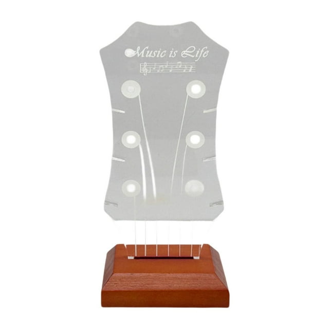 Soporte para púas de guitarra eléctrica, regalo musical para guitarristas con luz ambiental para el hogar. Estilo B