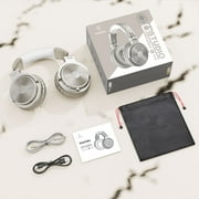 OneOdio Wireless & Wired Bluetooth Headphones with 50mm Neodymium Driver & Deep Bass for PC/Phone 110 Hrs. Playtime Sliver Pro-C