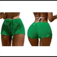 thumbnail image 2 of Traje de Baño Bikini de Punto con Cintura Alta y Aberturas para Mujer. Verde M, 2 of 7