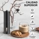 thumbnail image 2 of Molino de Café Manual Acero Inoxidable, Moledor de Café en Grano con Burr de Cerámica Ajustable, Portátil para Oficina, Hogar, Camping (Negro), 2 of 8