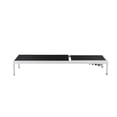 thumbnail image 3 of Edie 76 Inch Outdoor Adjustable Chaise Lounger, Metal, Black Textilene - Saltoro Sherpi, 3 of 5