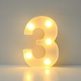 thumbnail image 1 of Fiudx Luces Led Navideñas, Elegante Decoración con Pantalla Digital, Alto Brillo y Visibilidad, Flexibilidad para Múltiples Combinaciones de Números, Ideal para Eventos Festivos y Hogar, Decoración L, 1 of 2
