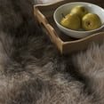 thumbnail image 3 of Safavieh Faux Sheep Skin Joandra Natural Area Rug, Ivory/Brown, 4' x 6', 3 of 8