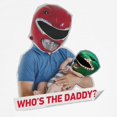thumbnail image 3 of CafePress - Power Rangers Who's The Dadd Kids Baseball T Shirt - Kids Cotton Baseball Jersey, 3/4 Sleeve Shirt, 3 of 4