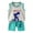Green, variant on TAIAOJING Toddler Baby Boy Summer Outfits Sets Clothes Retro Embroidery Animals Shirts T-Shirt   Elastic Shorts Outfits Sets Stylish 12-18M