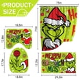 thumbnail image 3 of Set de cortinas de baño navideñas Desmilo, 4 unidades, 3 of 6