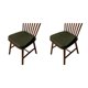 thumbnail image 1 of Yuarrent Experience Comfort - Cojines de asiento de esponja para sillas con forma de pezuña de caballo n.º 21, color gris café Nº 21- Café Gris 2Conjunto, 1 of 6