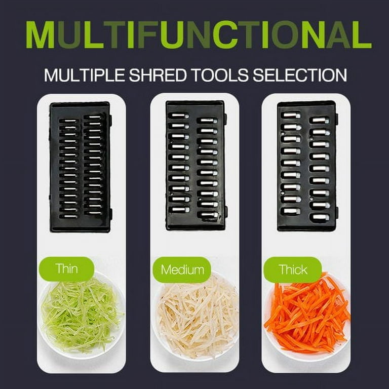Dropship New 9 In 1 Multi-function Magic Rotate Vegetable Cutter With Drain  Basket Large Capacity Vegetable Cutter Portable Slicer Chopper Grater  Veggie Shredder Kitchen Tool to Sell Online at a Lower Price