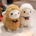 thumbnail image 3 of 10Inch Soft Lamb Plush Toy with Fluffy Wool Texture, Cute Stuffed Animal for Nursery Decor, kidds Comfort and Easter Gift, 3 of 7
