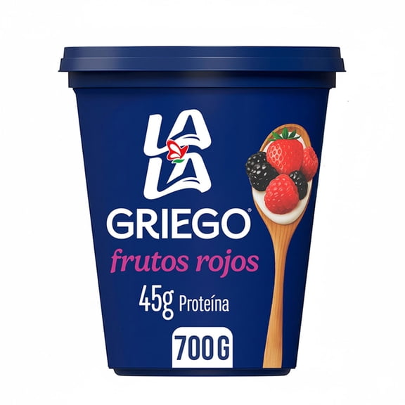 Yogurt batido Lala Griego frutos rojos 700 g