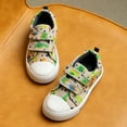 thumbnail image 6 of Kushyshoo Kids Canvas Shoes Toddler Boy Gray Dinosaurs Sneakers for School Days Size 12, 6 of 7