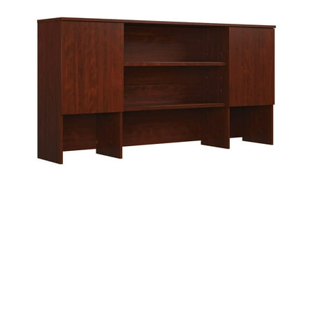 Sauder Affirm 72" Engineered Wood Storage Hutch in Classic Cherry