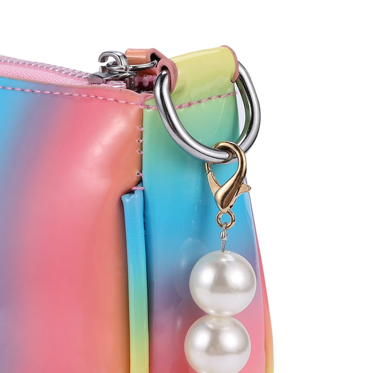 Pearl Purse Chain, AA Luster and Stainless Steel, Metal Shoulder Handbag  Strap, Bag Strap for Cell Phone, Handle Chain 