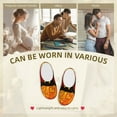 thumbnail image 7 of KLL Halloween Pumpkin Pattern Adult Unisex Cozy Slippers,Fuzzy Slip-on Slippers TPR Sole Slippers Comfort Plush Home Footwear for Indoor & Outdoor-35/36, 7 of 7