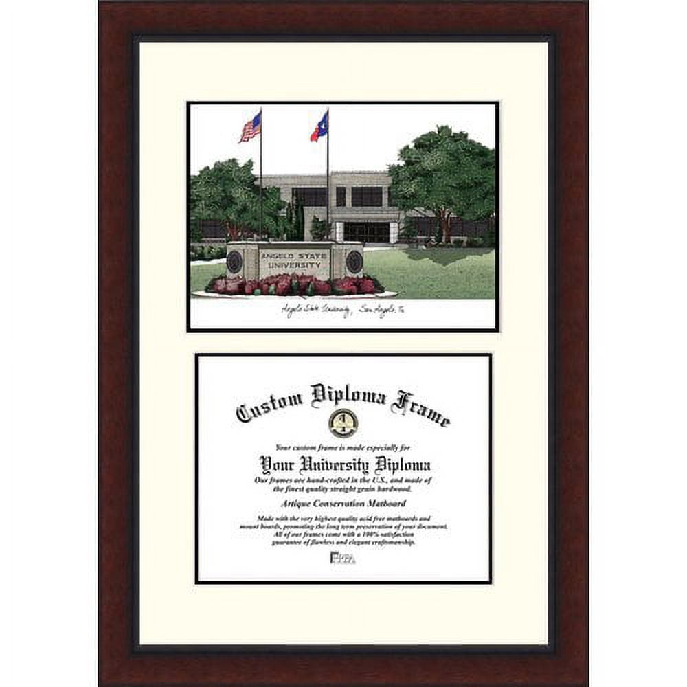 Campusimages WA996LV Washington State University Legacy Scholar Diploma Frame