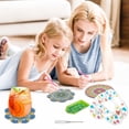 thumbnail image 6 of kitwin 8Pcs 3.9in DIY Coasters Diamond Painting Cup Mat Kit with Holder for Kids Adults Beginners Art Craft Supplies, 6 of 7