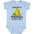 thumbnail image 3 of Inktastic Someone in Pensacola Loves Me Beach Vacation Boys or Girls Baby Bodysuit, 3 of 5