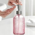 thumbnail image 4 of Bxaolu Clear Soap Dispenser with Rust Proof Pump, 13.5 Oz Refillable Glass Soap Dispenser for Lotion Body Oil, Premium Kitchen & Bathroom Soap Dispenser, 4 of 7
