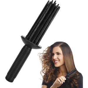 1 PC Curling Roll Comb sans chaleur Curling Slip Curling Wand Hairstyling Tools Heatless Hair Curling roll Comb Slip curling Wand Wairsyling Outils pour les cheveux Curler