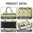 thumbnail image 4 of Large Capacity Tote Bag,Yellow Lemon Fruits GreenLeaves Pattern Handbag Fashion Luxury Tote Bag,15.7"x13"x 5.1" Inches,Laptop Compatible, 4 of 6