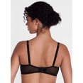 thumbnail image 3 of Joyspun Women's Floral Embroidered High Apex Plunge Bra, Sizes 36B-40DDD, 3 of 5