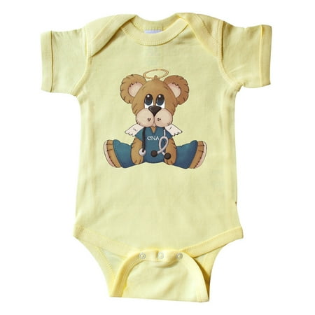 

Inktastic Male CNA Teddy Bear Gift Baby Boy Bodysuit
