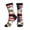 3 Black, variant on Men's America Flag And California Flag Novelty Athletic Socks Women's Digital Printing Funky Patterned Crew Socks