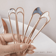 thumbnail image 4 of DESIGNICE 4 Pcs French Hair Pin,Advanced New Chinese Design Hair Sticks,Fine Metal Hair Pins,Style 7, 4 of 4