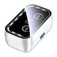 thumbnail image 2 of Oggfader Wireless Earbuds Bluetooth 5.2 In Ear Intelligent Mirror Digital Display Intelligent Noise Reduction With Flashlight Wireless Earphones White, 2 of 8