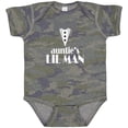 thumbnail image 3 of Inktastic Auntie Lil Man Tuxedo Front Boys Baby Bodysuit, 3 of 5