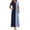 Black 1, variant on Kaemgyyd Womens Short Sleeve T-Shirt Dress Casual Crew Neck Maxi Dress Printing Loose Beach Long Tunic Dresses
