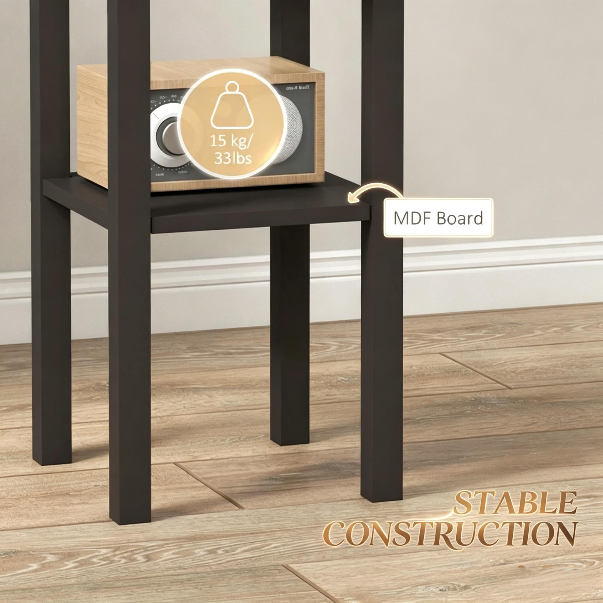 Functional Console Table, Narrow Side Table with Drawer, Compact End Table, Space-Saving Accent Table