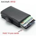 thumbnail image 4 of Double Anti-Theft Wallet RFID-NFC Secure POP UP Card Holder Brown Coffee Brown Coffee, 4 of 4