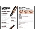 thumbnail image 6 of 4-Tip Microblading Eyebrow Pen, Waterproof Eyebrow Pencils for Women to Effortlessly Create Natural Hair-Like Strokes,Precise Hair-Like Strokes for All Brow Types, All-Day Brow Makeup, Dark Brown, 6 of 7