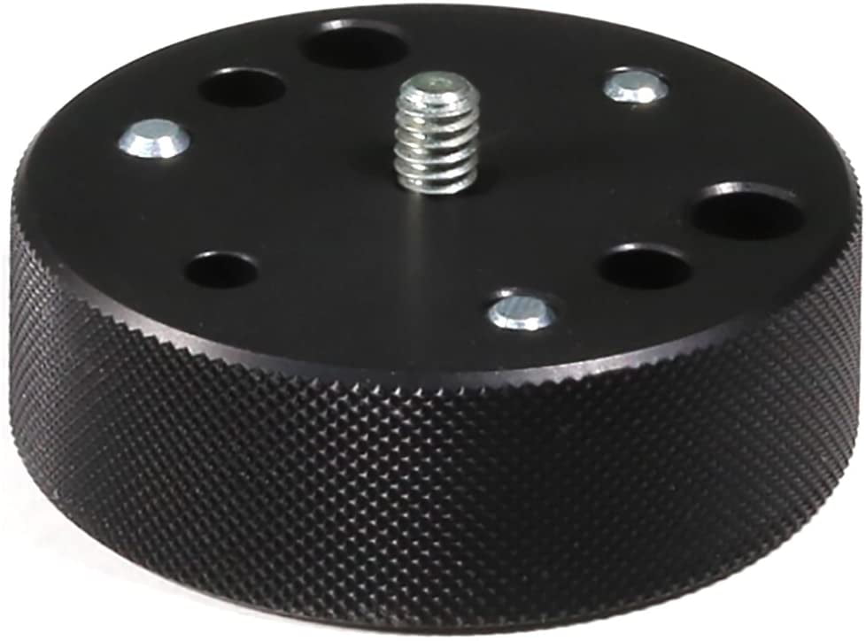 Manfrotto 120 Converter Plate Converts Tripod Head Screws from 3/8Inch to 1/4Inch Replaces