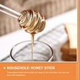 thumbnail image 5 of CRILSTYLEO Honey Stirring Stick Glass 2Pcs 5.9*1.2*1.2in Household Restaurant Hotel, 5 of 6