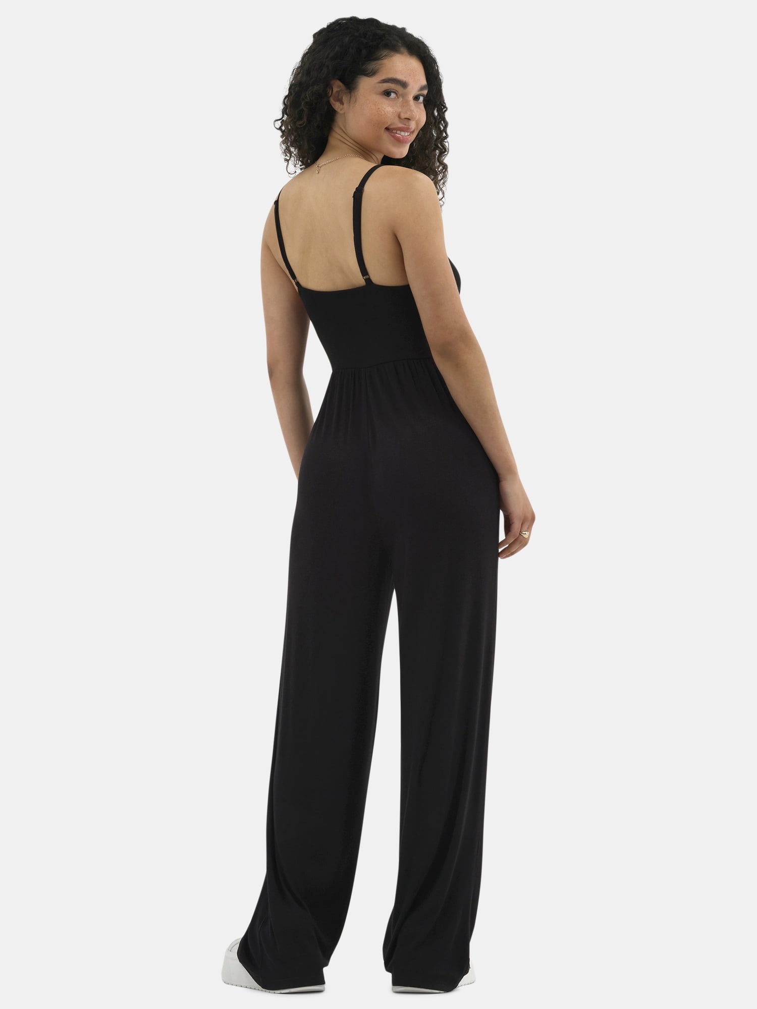 No Boundaries Ribbed Jumpsuit, Women's