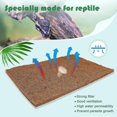 thumbnail image 4 of Reptile Mat Natural Coconut Fiber Turtle Lizard Rug, 3 Pieces Pet Terrarium Liner, Suitable For Gecko Chameleon Snake Lizard Turtle Bedding Mat Reptil, 4 of 5