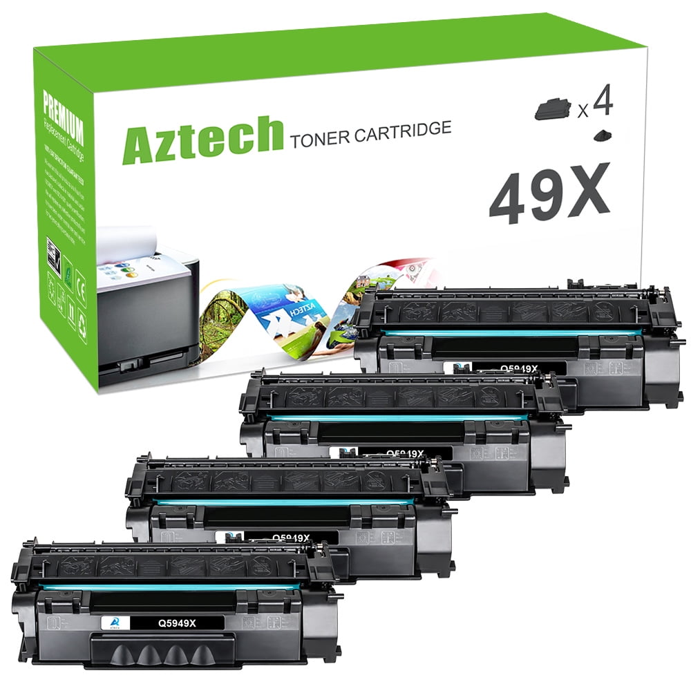 Compatible 49X Q5949X Printer Toner Cartridge fit for HP Pro 1320 1320n Printer 5-Pack Black High Capacity 