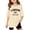 Beige, variant on Girls Tshirts Children England National Day Print Drop Shoulder Round Neck Top Girls Tops White 11-12 Years