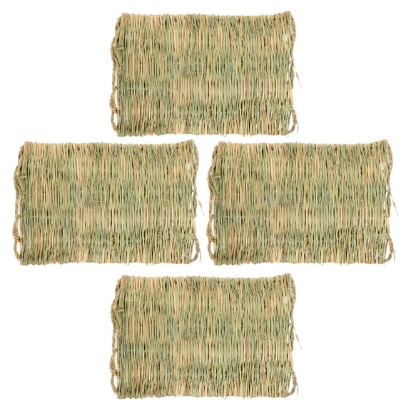 ELAYARD 4-Pack Straw Nest Box Liners for Chicken Coop Bedding and Small Animal Cage Comfort