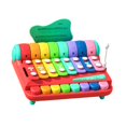 thumbnail image 4 of Xilófono de piano, instrumentos musicales educativos para niños en edad preescolar, coloridos, para niños pequeños, piano electrónico, juguetes musica, 4 of 9