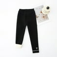 thumbnail image 2 of Hpgjzj Girls Winter Leggings Fleece Lined Basic Soft Cotton Stretchy Full Length Tights Pants for Toddler Kids, 2 of 7