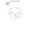 thumbnail image 3 of Mesa auxiliar Atlantic Furniture Shaker con estación de carga, 3 of 5