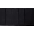 thumbnail image 6 of BSHTI King Size Platform Bed Frame with Velvet Upholstered Headboard, Modern Bedroom Furniture with Wood Support, No Box Spring Needed, Easy Assembly, Black, 6 of 10