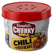 Campbell's ChunkyChili with Beans, 15.25 oz Microwavable Bowl