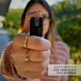 thumbnail image 3 of Pepper Spray with Safety Twist Top, 16 ft Range, 0.5 oz, Black Design Pepper Spray Keychain, Self Defense by Guard Dog Security, 3 of 7
