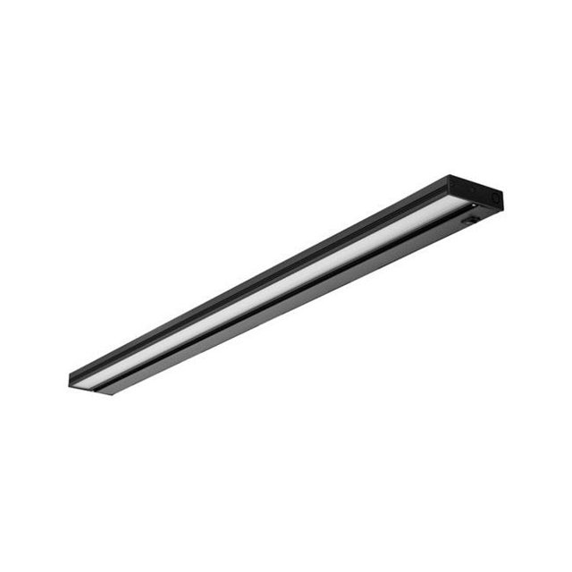 NICOR Lighting NUC-4-40-DM-L-BK Linkable 40 in. Slim Dimmable Black LED Under Cabinet Light Fixture