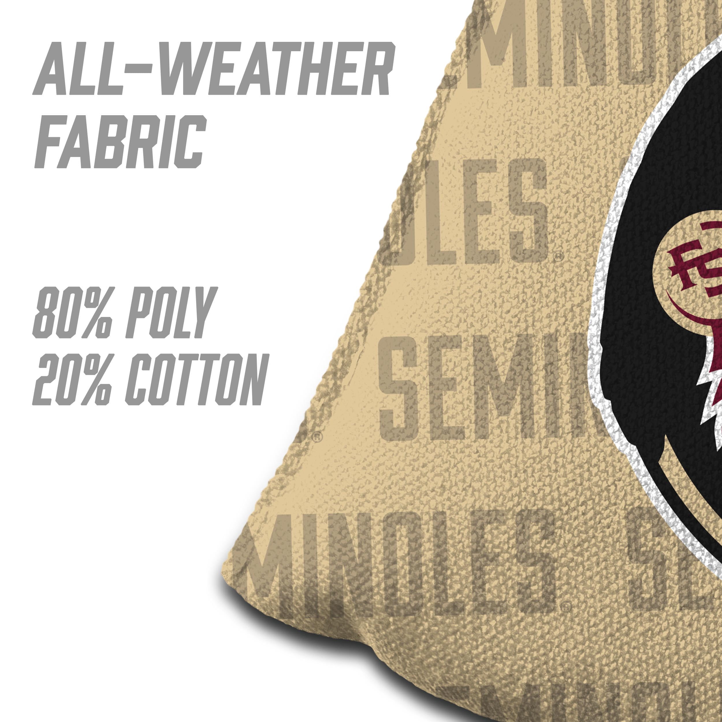 NCAA Florida State Seminoles Cornhole Bags - 4PK - Gold